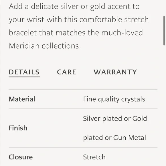 BRIGHTON Meridian Petite Stretch Bracelet brand new - Picture 6 of 6